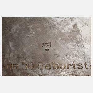 Hans Przyrembel große Messingschale