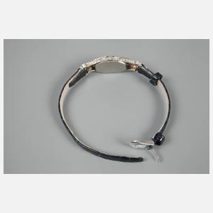 Bifora Damenarmbanduhr Platin mit Brillanten