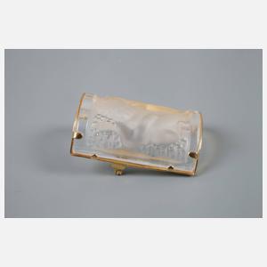 Lalique Glasbrosche
