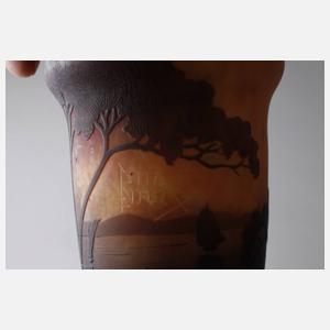 Daum Nancy Ätzglasvase