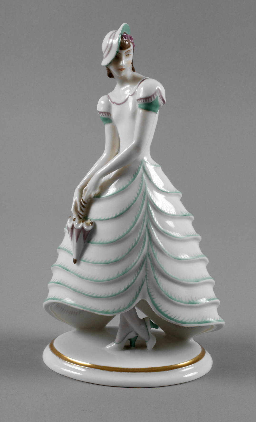 Hutschenreuther Modedame Claire Weiss