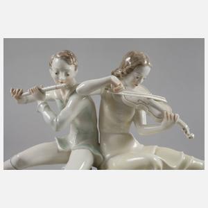 Hutschenreuther Musikantenpaar ”Sonate”