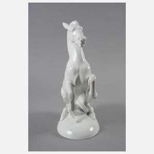 Rosenthal Tierfigur steigender Hengst