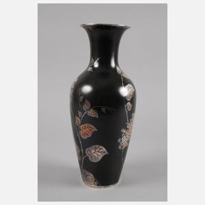 Rosenthal Vase mit Silveroverlay