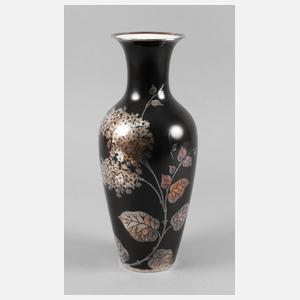 Rosenthal Vase mit Silveroverlay
