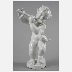 Rudolf Rudorfer Flöte spielender Putto