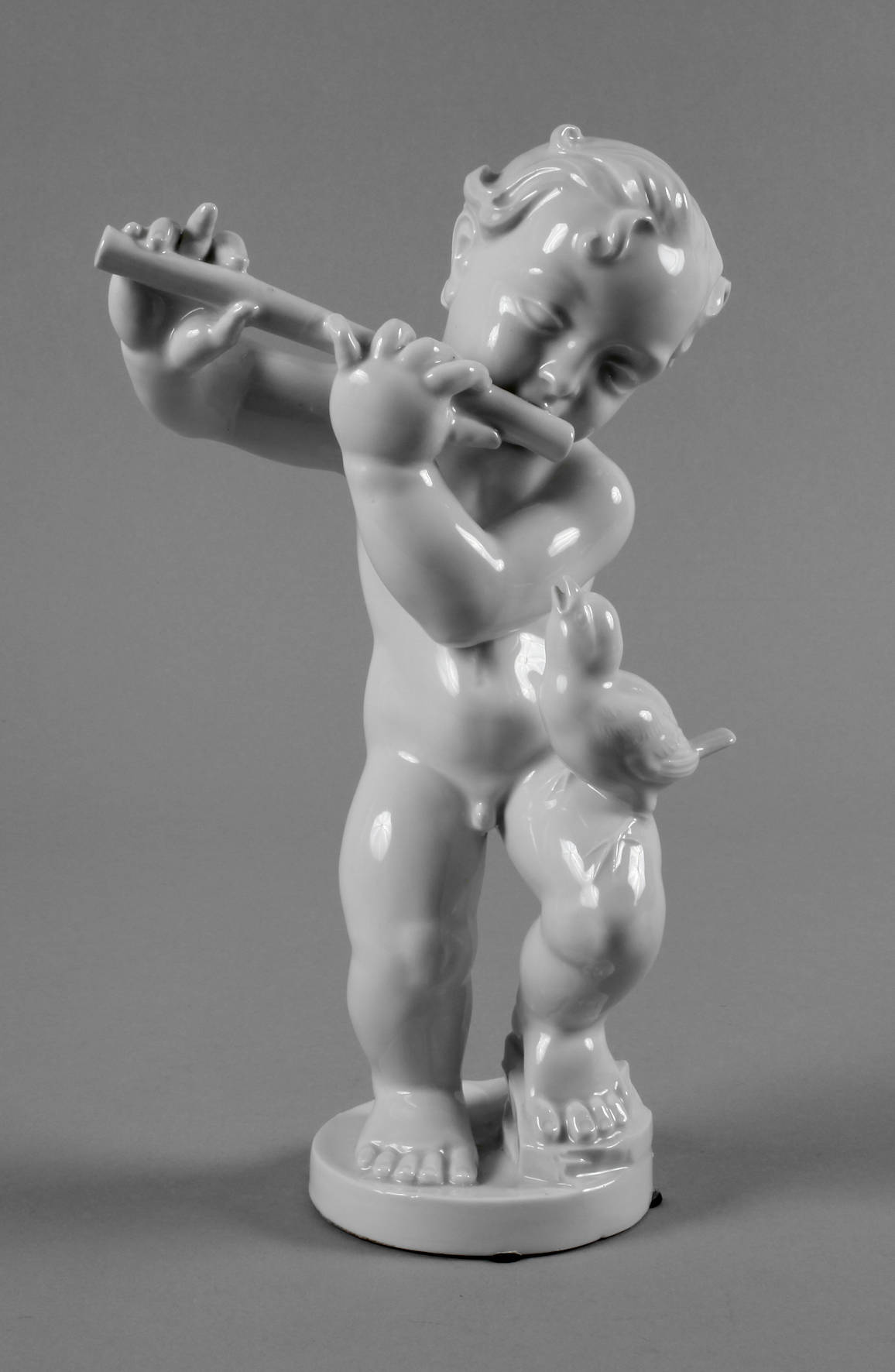 Rudolf Rudorfer Flöte spielender Putto