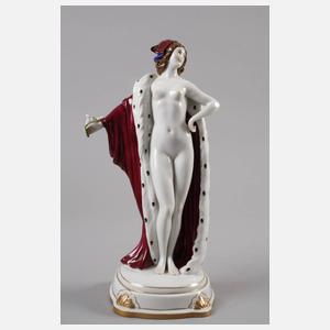 Scheibe-Alsbach Dame im Hermelinpelz