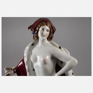 Scheibe-Alsbach Dame im Hermelinpelz