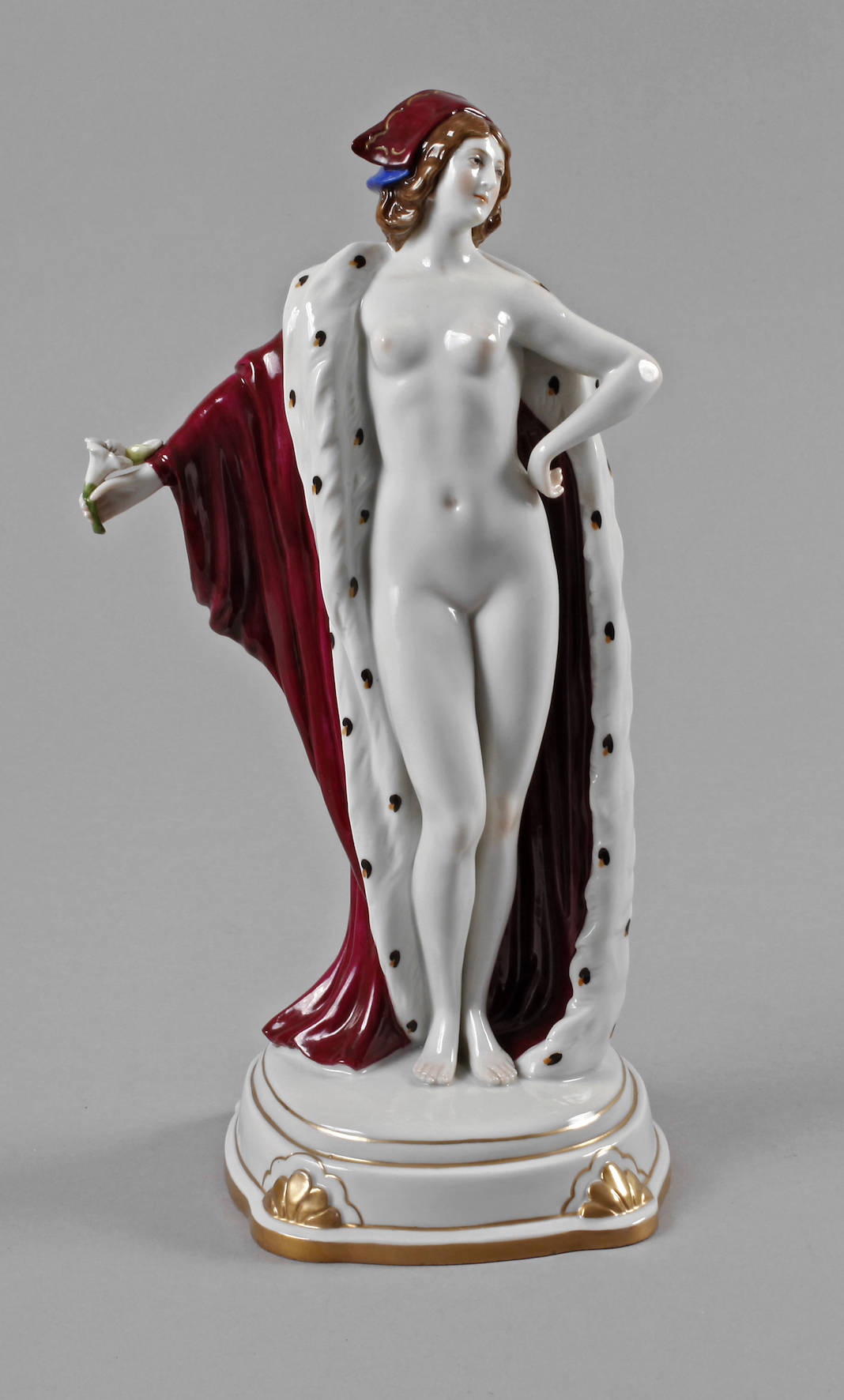 Scheibe-Alsbach Dame im Hermelinpelz