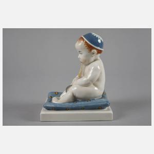 Schwarzburger Werkstätten Junge mit Mütze und Dudelsack