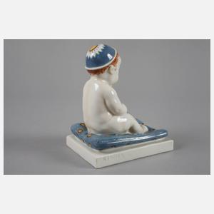 Schwarzburger Werkstätten Junge mit Mütze und Dudelsack