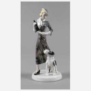 Goebel Modedame mit Hündchen