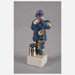 kleine Figur  Chinesin mit Vase