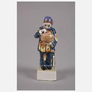 kleine Figur  Chinesin mit Vase