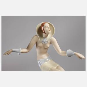 Royal Dux Tänzerin Art déco