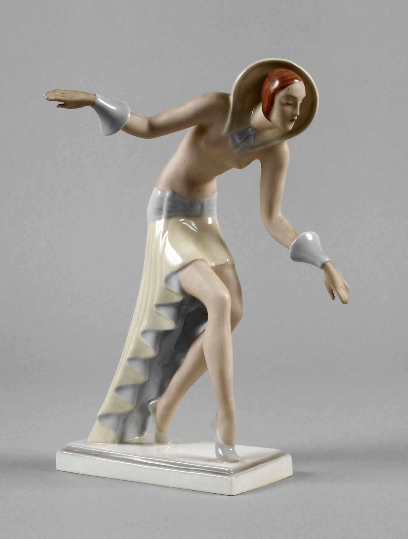 Royal Dux Tänzerin Art déco