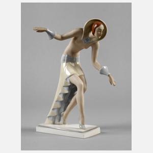 Royal Dux Tänzerin Art déco
