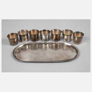 Hans Heck Schnapsset Silber