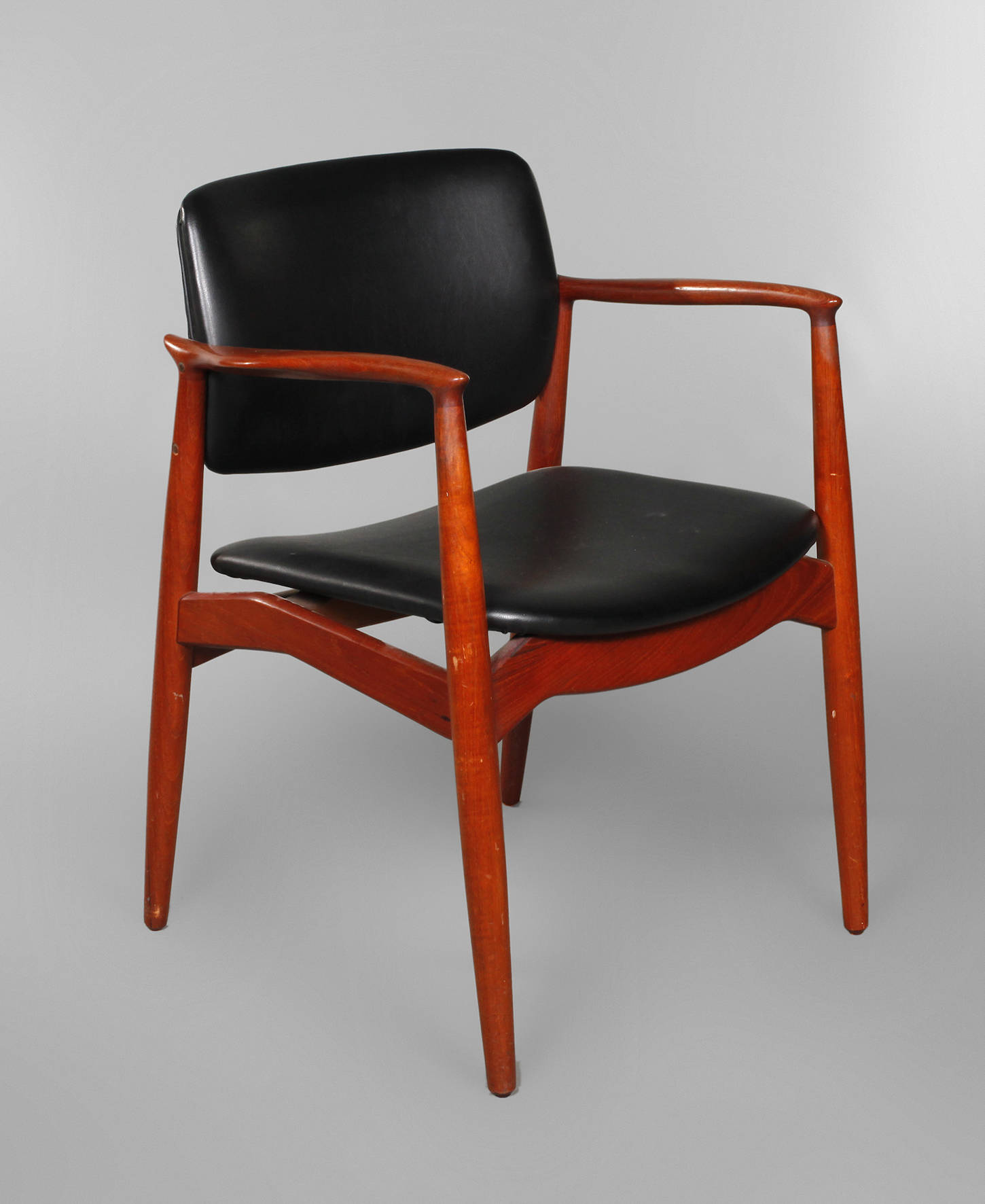 Armlehhnstuhl Teakholz Orum