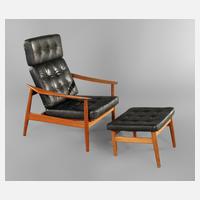 Lounge Chair und Ottomane111
