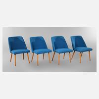 Vier Stühle DDR Design111