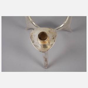 Dreiflammiger Silberleuchter