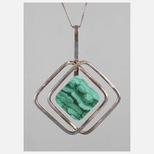 Anhänger mit Malachit