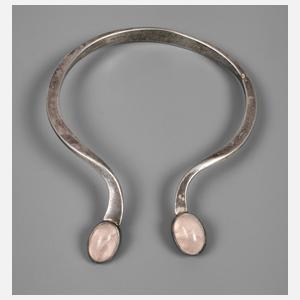 Armspange mit Rosenquarz