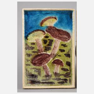 Drei Wandplatten Holl Keramik Nürnberg