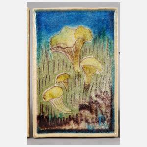 Drei Wandplatten Holl Keramik Nürnberg