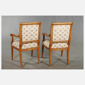 Paar Armlehnsessel Biedermeier