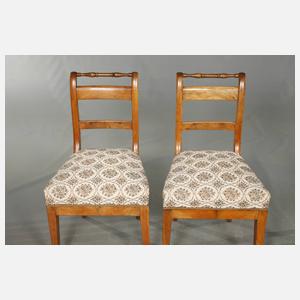 Vier Stühle Biedermeirer