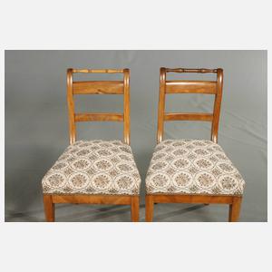 Vier Stühle Biedermeirer