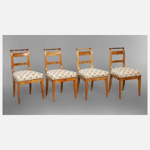 Vier Stühle Biedermeirer