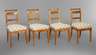 Vier Stühle Biedermeirer
