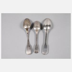 Drei Löffel Augsburger Faden