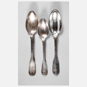 Drei Löffel Augsburger Faden