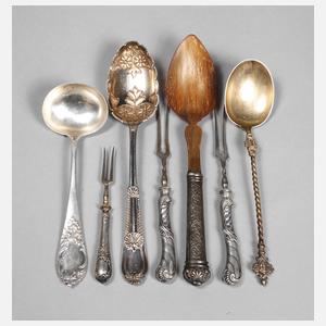 Konvolut Besteck Historismus