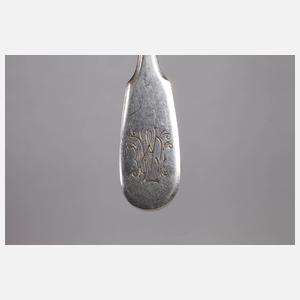 Wolfgang Vulpius sechs Kaffeelöffel und ein Speiselöffel