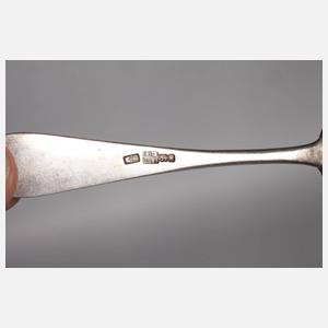 Wolfgang Vulpius sechs Kaffeelöffel und ein Speiselöffel