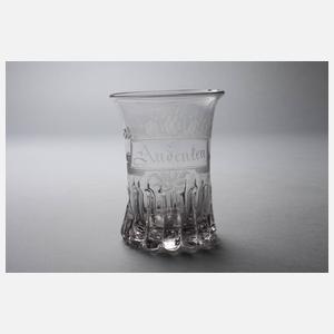 Zwei Biedermeier Becher