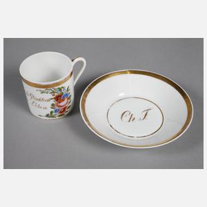 Andenkentasse Biedermeier