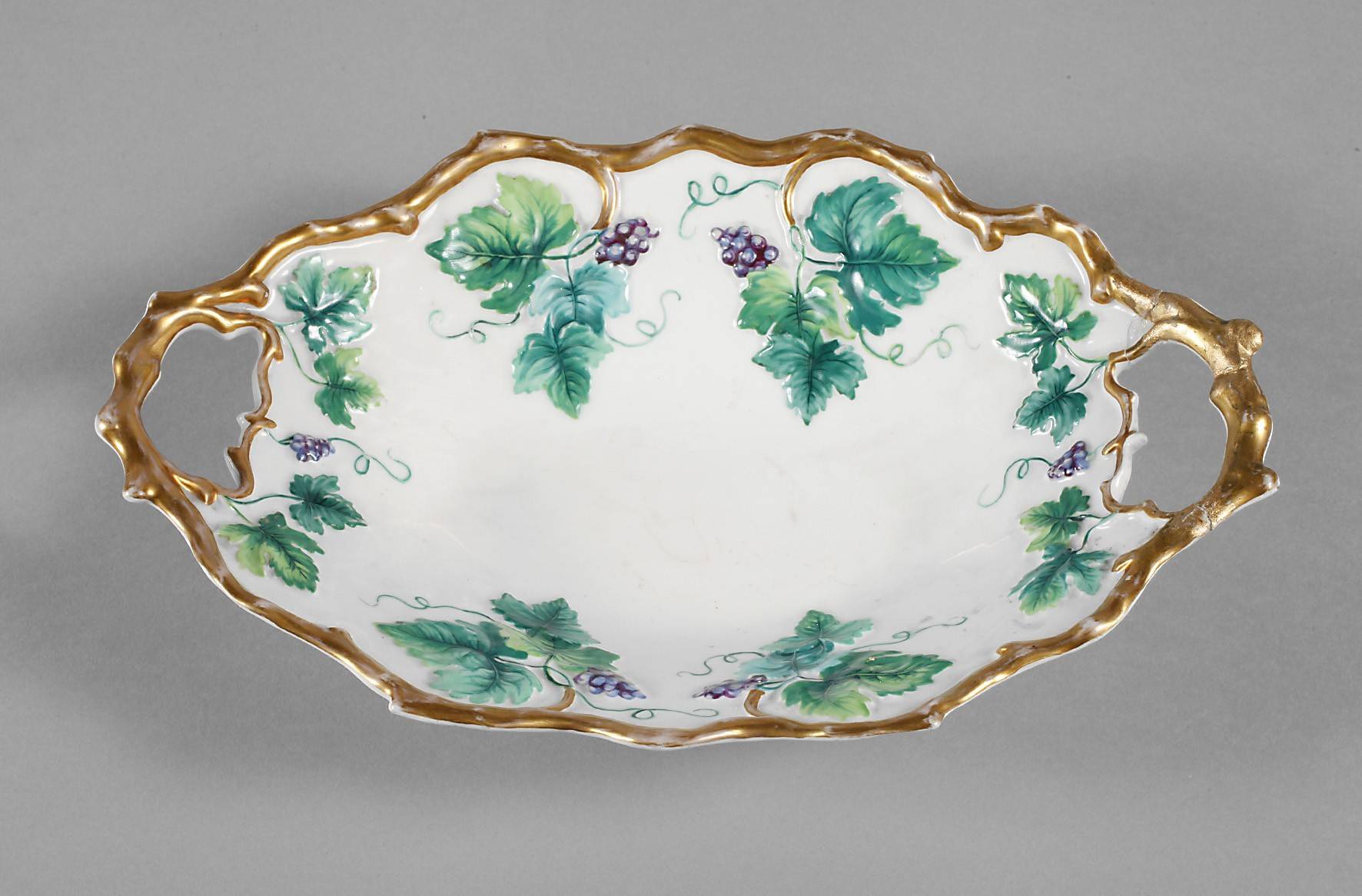 Anbietschale Weinlaubdekor