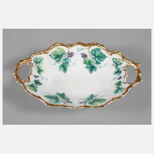 Anbietschale Weinlaubdekor