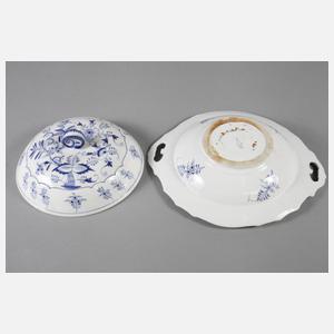 Thüringen Deckelterrine Zwiebelmuster