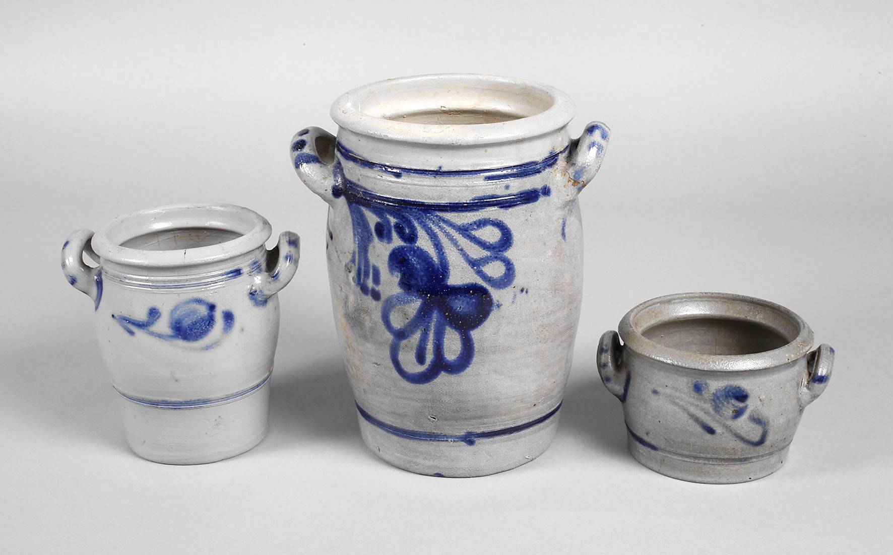 Drei Gurkentöpfe Westerwald