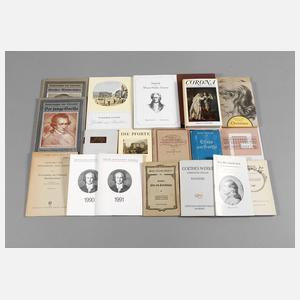 Konvolut Fachliteratur Goethe