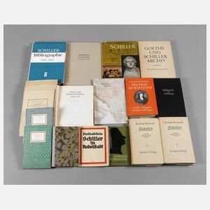 Konvolut Fachliteratur Schiller