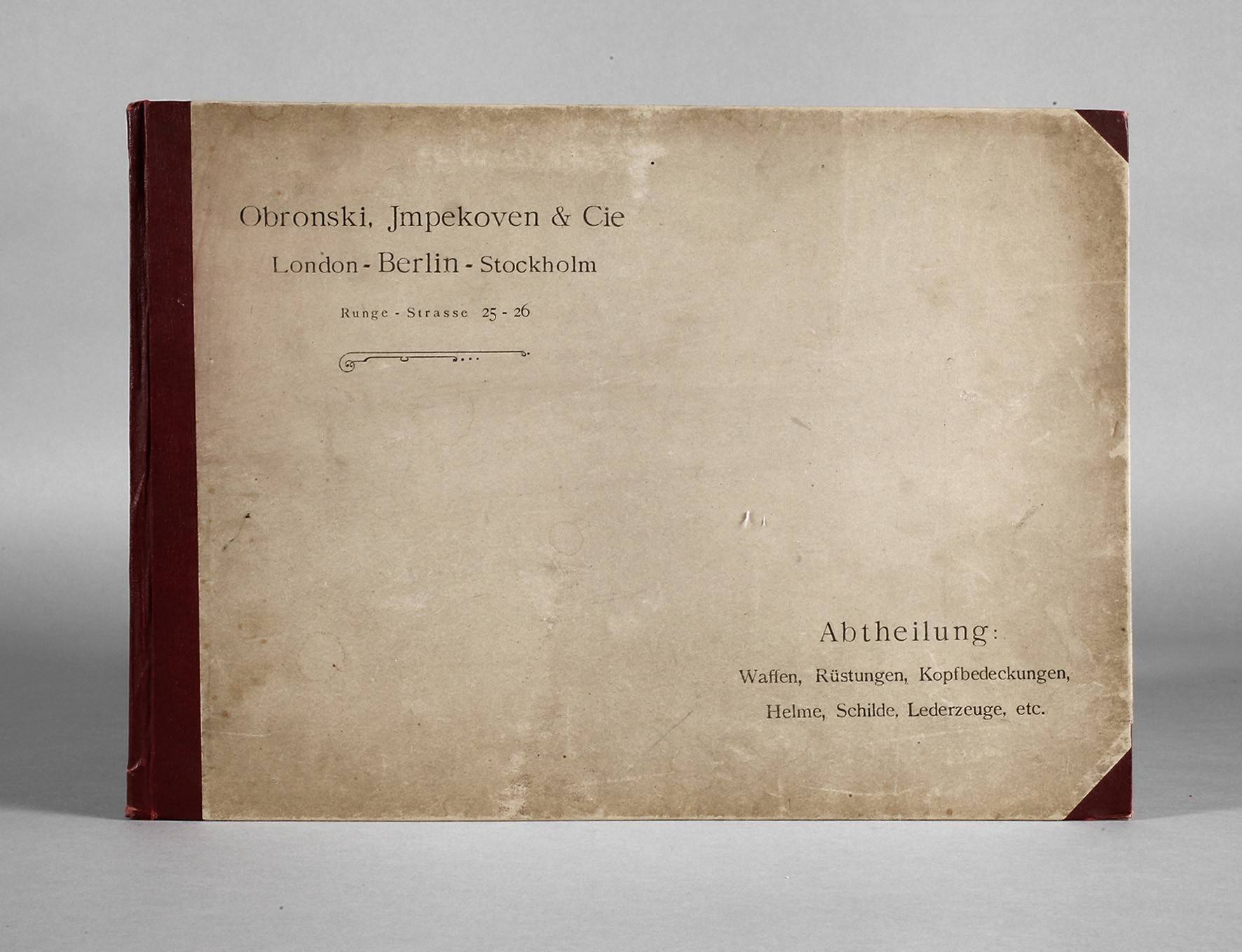 Theater-Katalog Obronski, Jmpekoven & Cie.